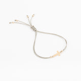 Bracelet - Cordon kaki - Argent - OSMOSE