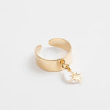 Bague - Nacre - Breloque - Petite - Plaqué or - CHLOÉ
