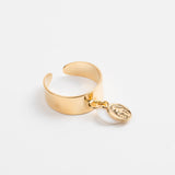 Bague - Nacre - Breloque - Petite - Plaqué or - CHLOÉ