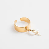 Bague - Nacre - Breloque - Petite - Plaqué or - CHLOÉ