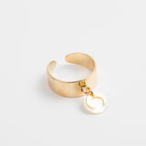 Bague - Nacre - Breloque - Petite - Plaqué or - CHLOÉ