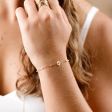 Bracelet - Fleur - Chaîne - Acier inoxydable - CHARLYNE