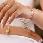 bracelet jonc en acier inoxydable pour femme