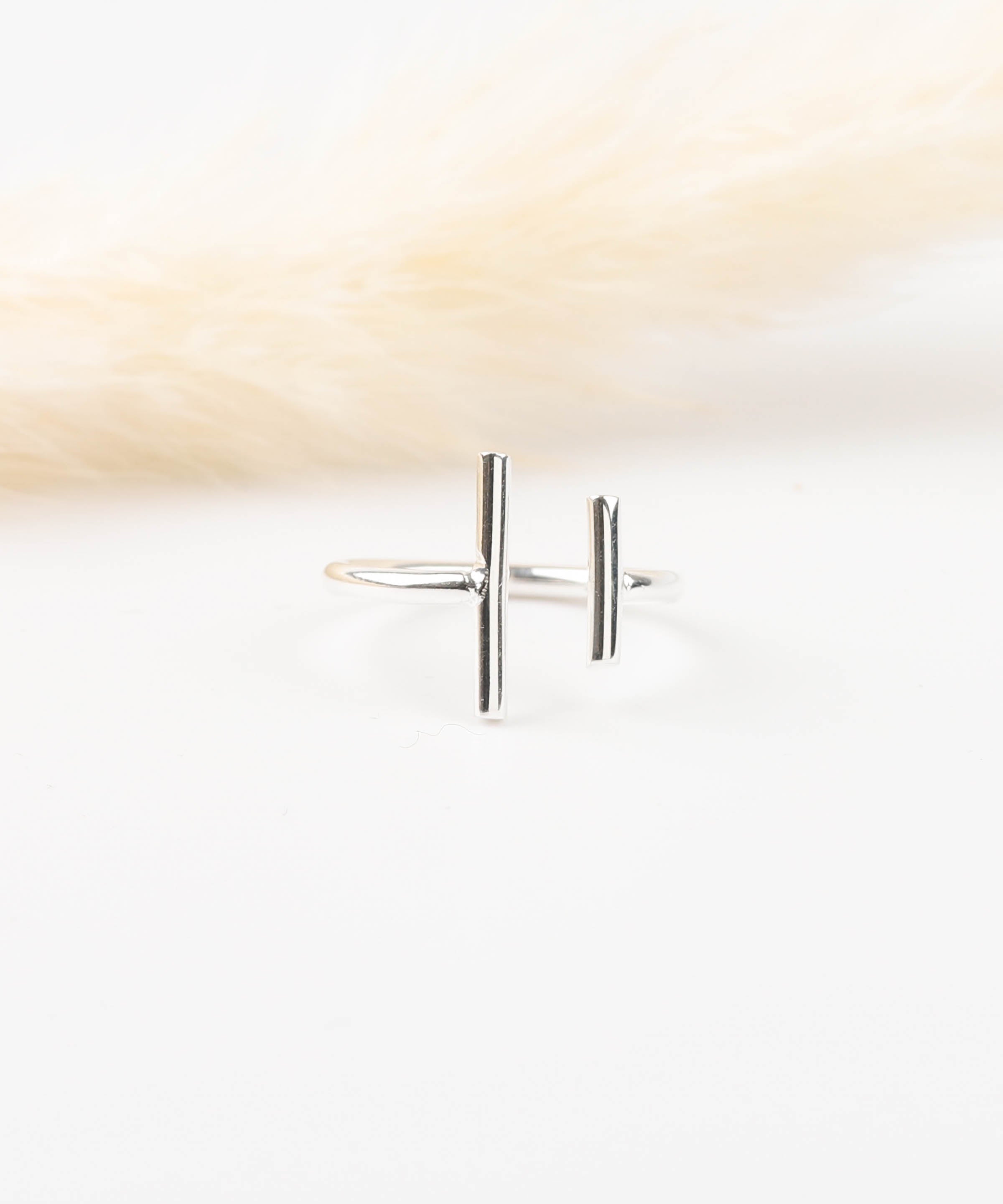 bague en argent 925 réglable pour femme 