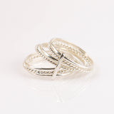 bague semainier en argent 925 pour femme