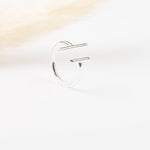 bague en argent 925 réglable pour femme 