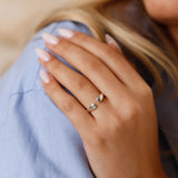 Bague - Réglable - Goute - Argent - ALBANE