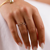 Bague - Plaqué or - ÉLINA