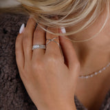 bague en argent 25 réglable pour femme 