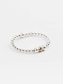 bague perle en argent 925 et cristaux pour femme 
