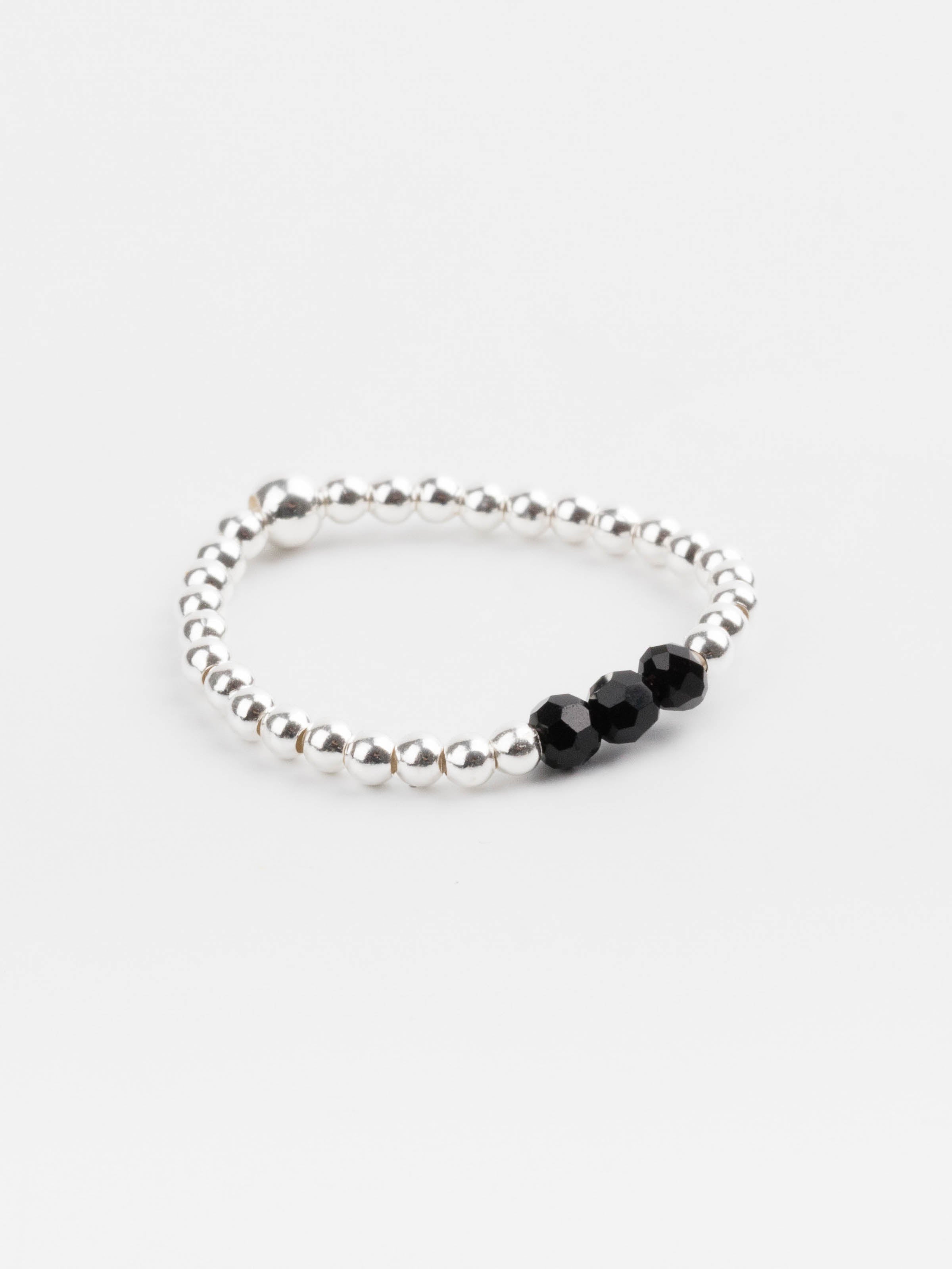 bague perle en argent 925 et cristaux pour femme 