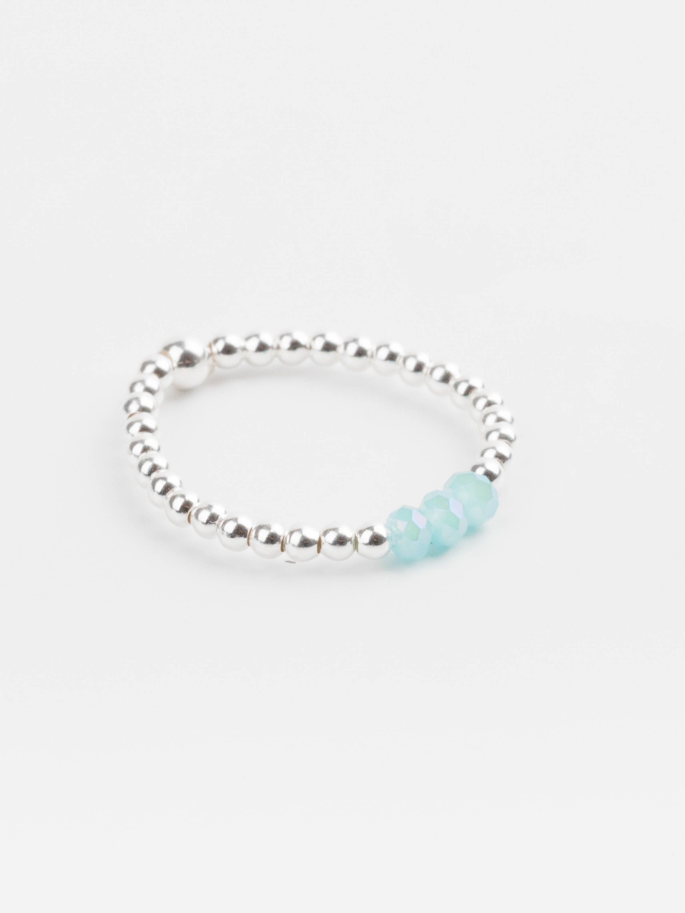 bague perle en argent 925 et cristaux pour femme 