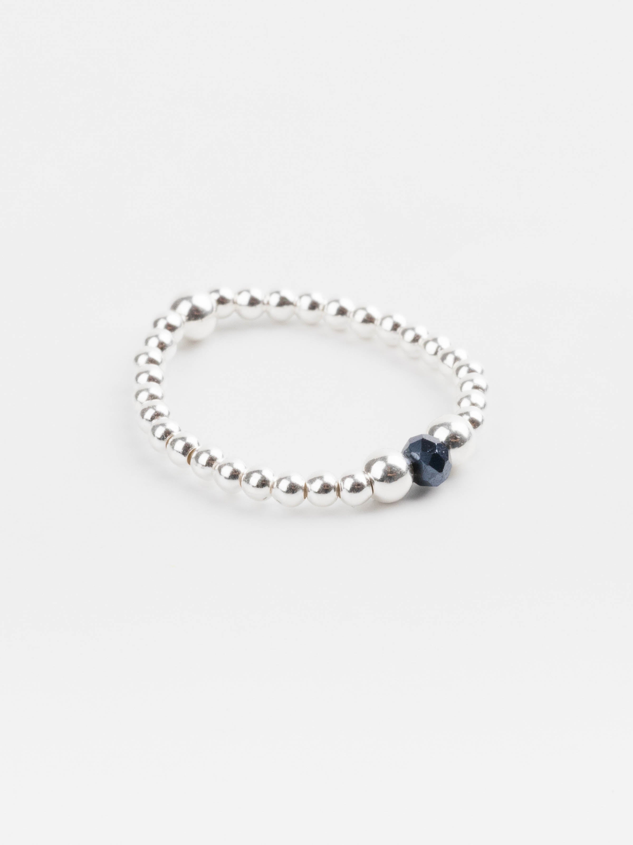 bague perle en argent 925 et cristaux pour femme 