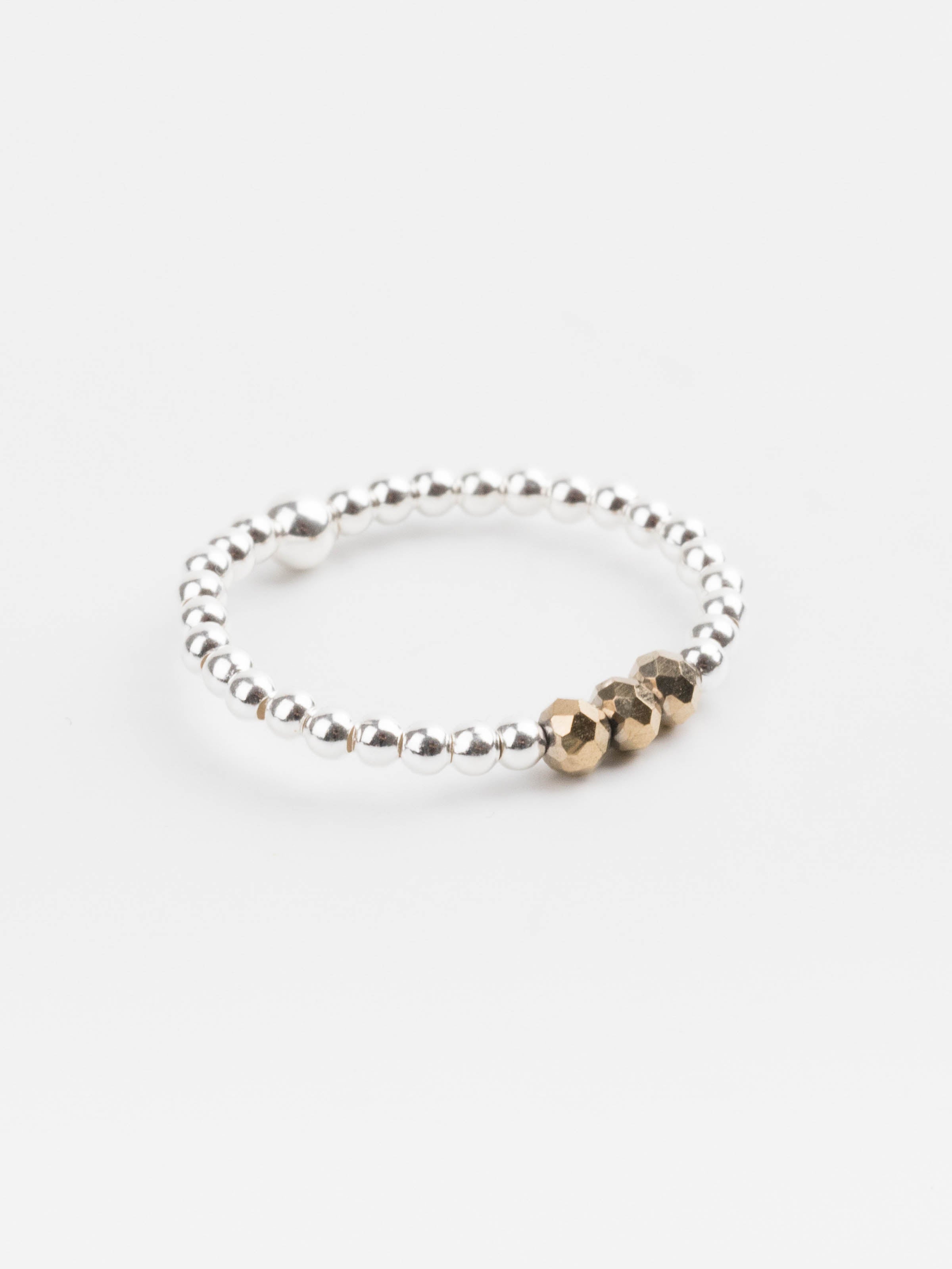 bague perle en argent 925 et cristaux pour femme 