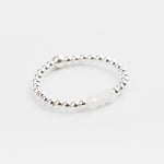 bague perle en argent 925 et cristaux pour femme 