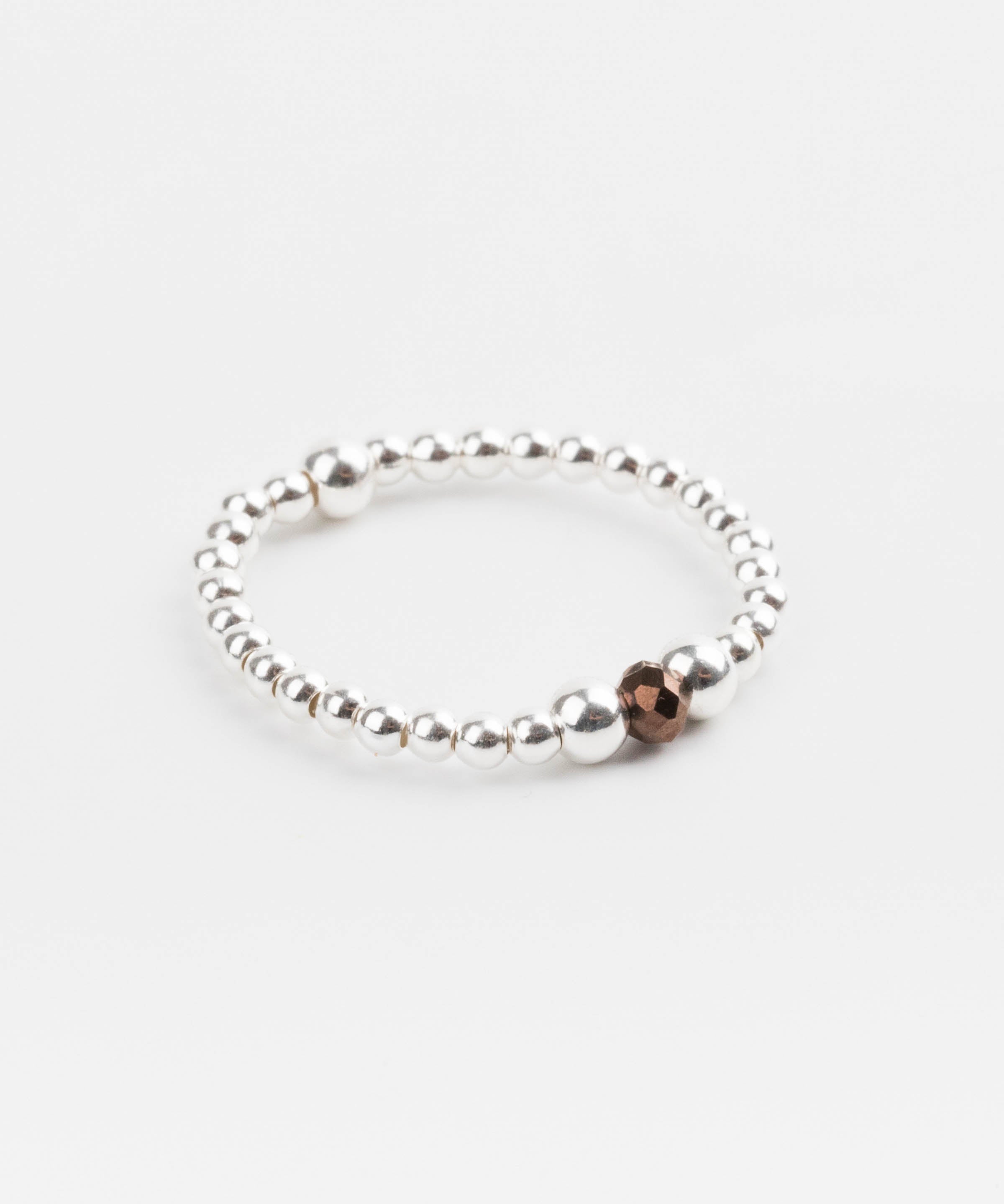 bague perle en argent 925 et cristaux pour femme 
