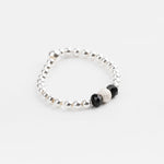 bague perle en argent 925 et cristaux pour femme 