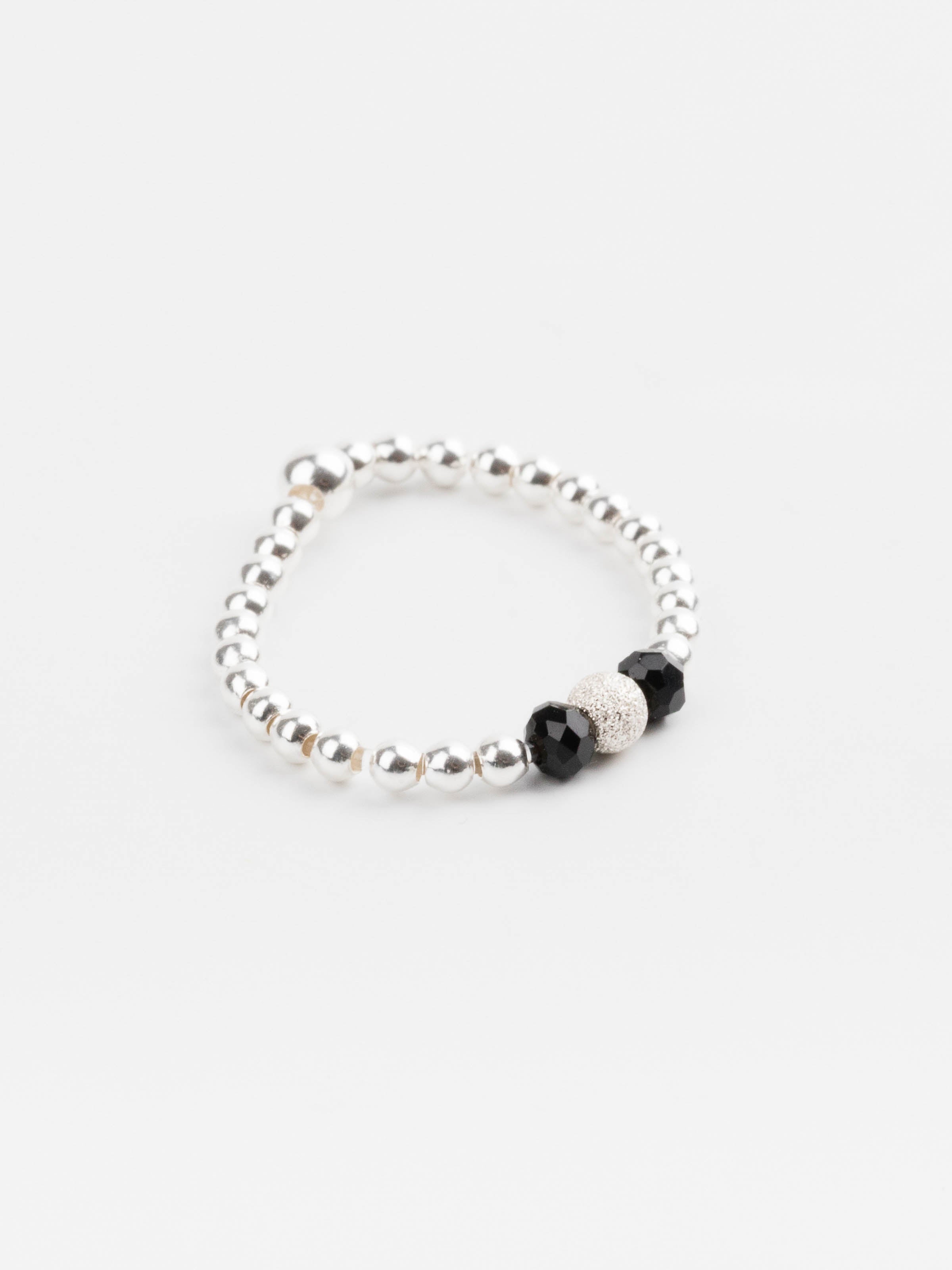 bague perle en argent 925 et cristaux pour femme 