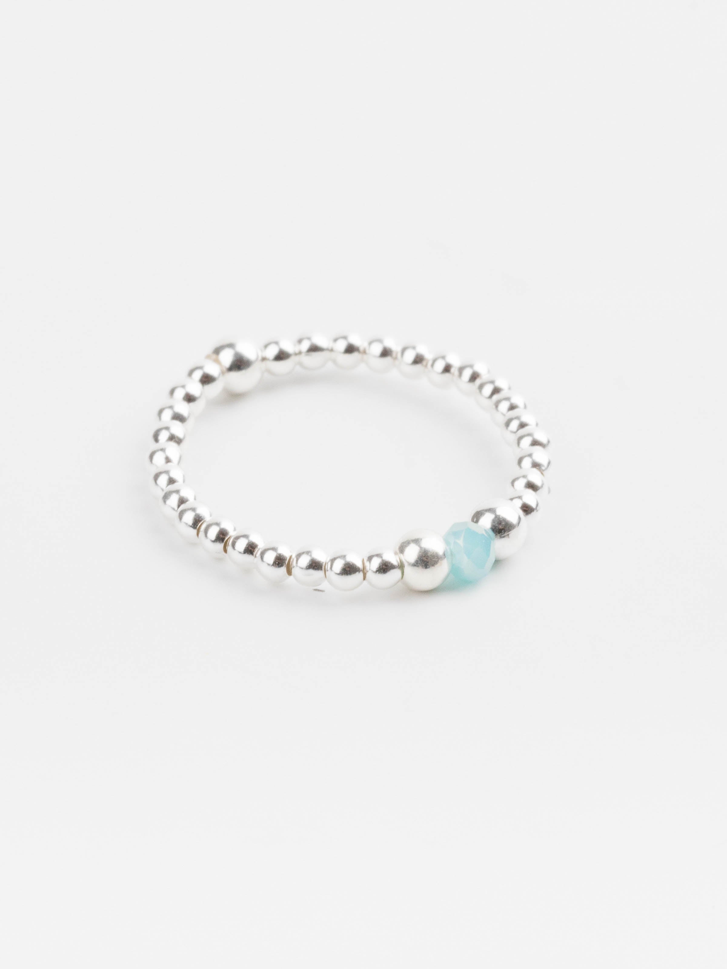bague perle en argent 925 et cristaux pour femme 