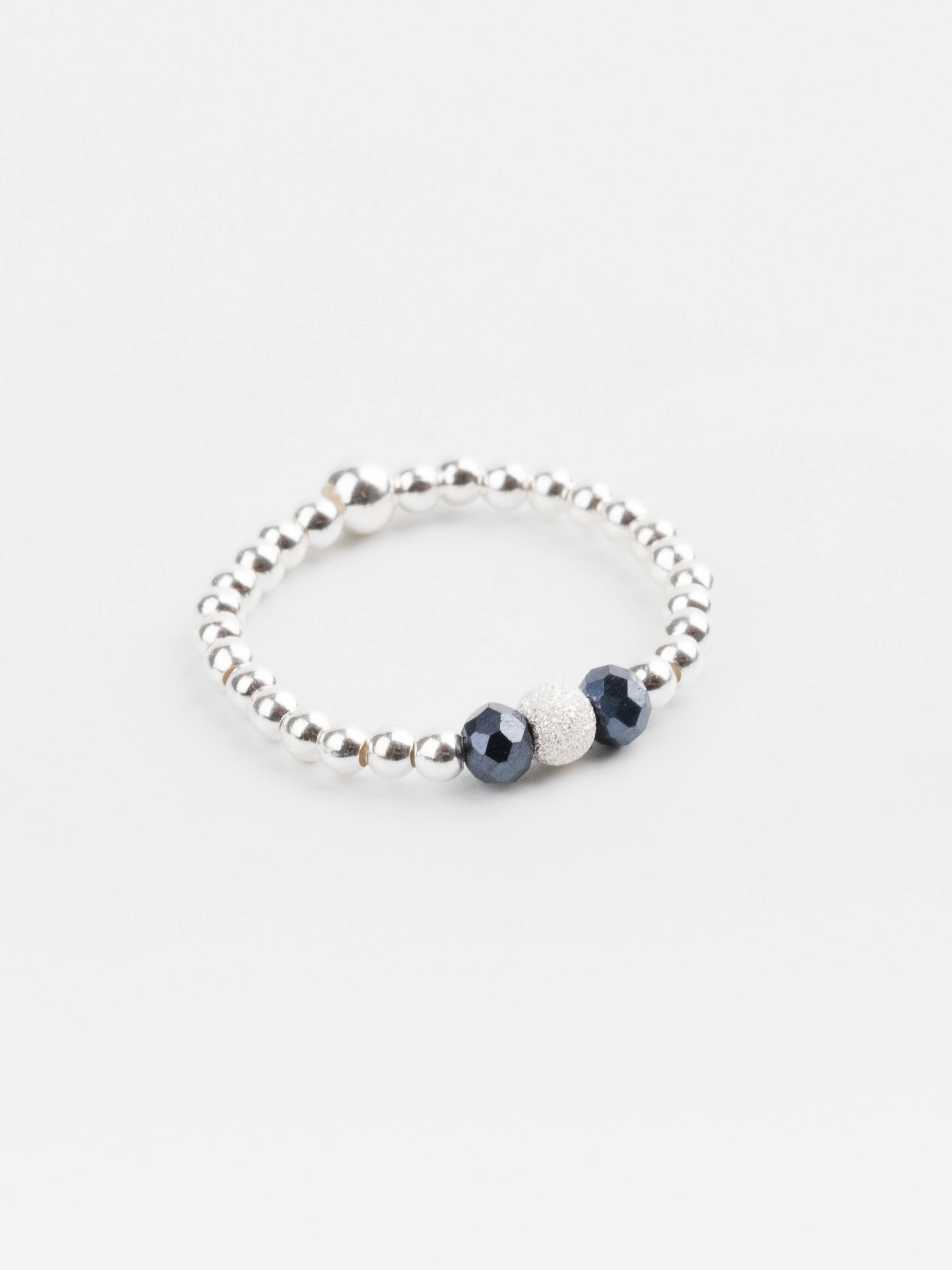 bague perle en argent 925 et cristaux pour femme 