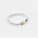 bague perle en argent 925 et cristaux pour femme 