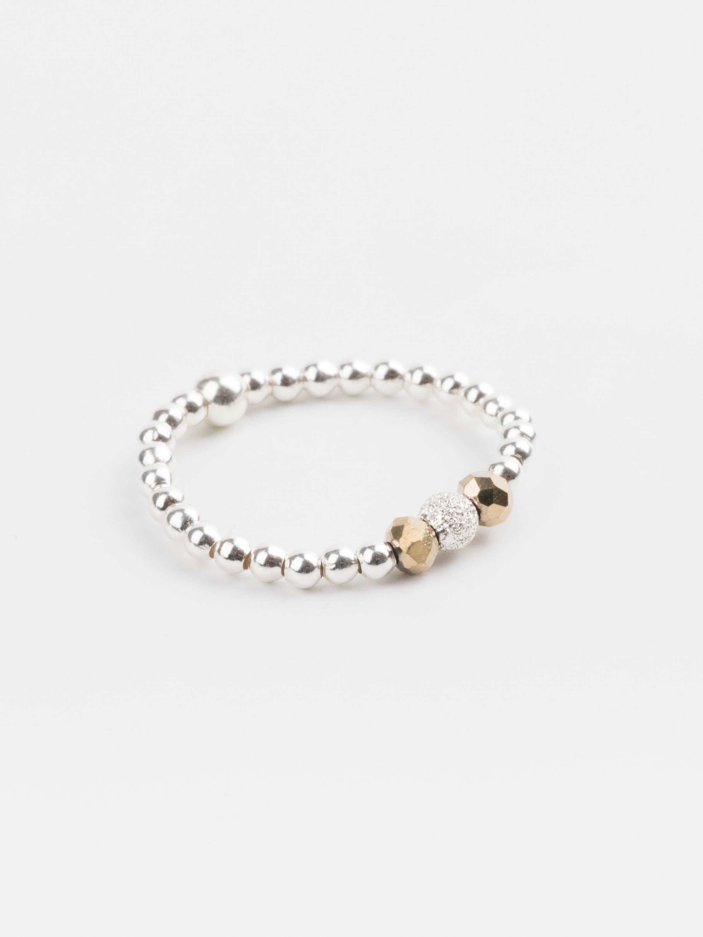 bague perle en argent 925 et cristaux pour femme 