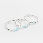 bague perle en argent 925 et cristaux pour femme 