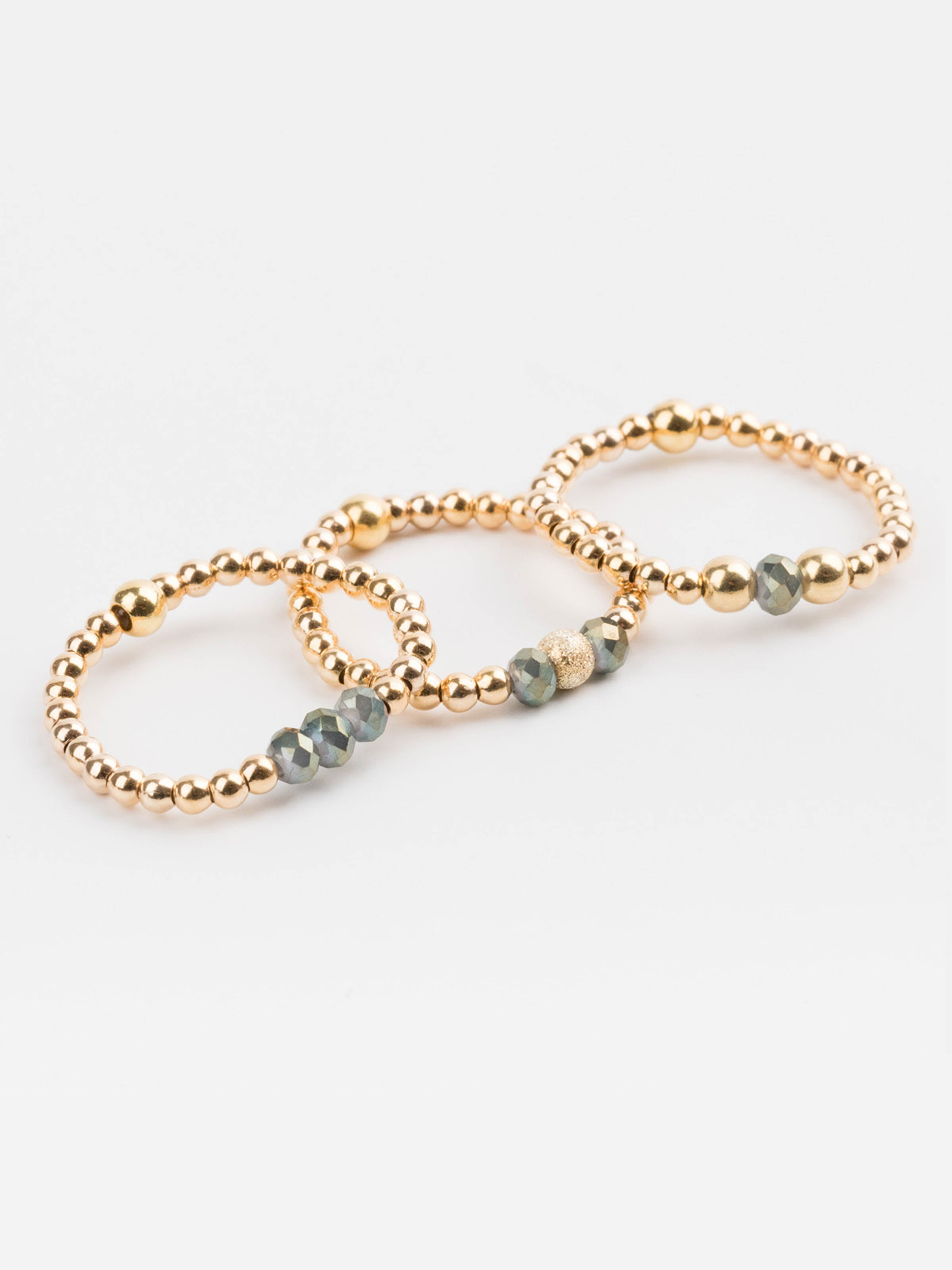 bague perle en plaqué or et cristaux pour femme 