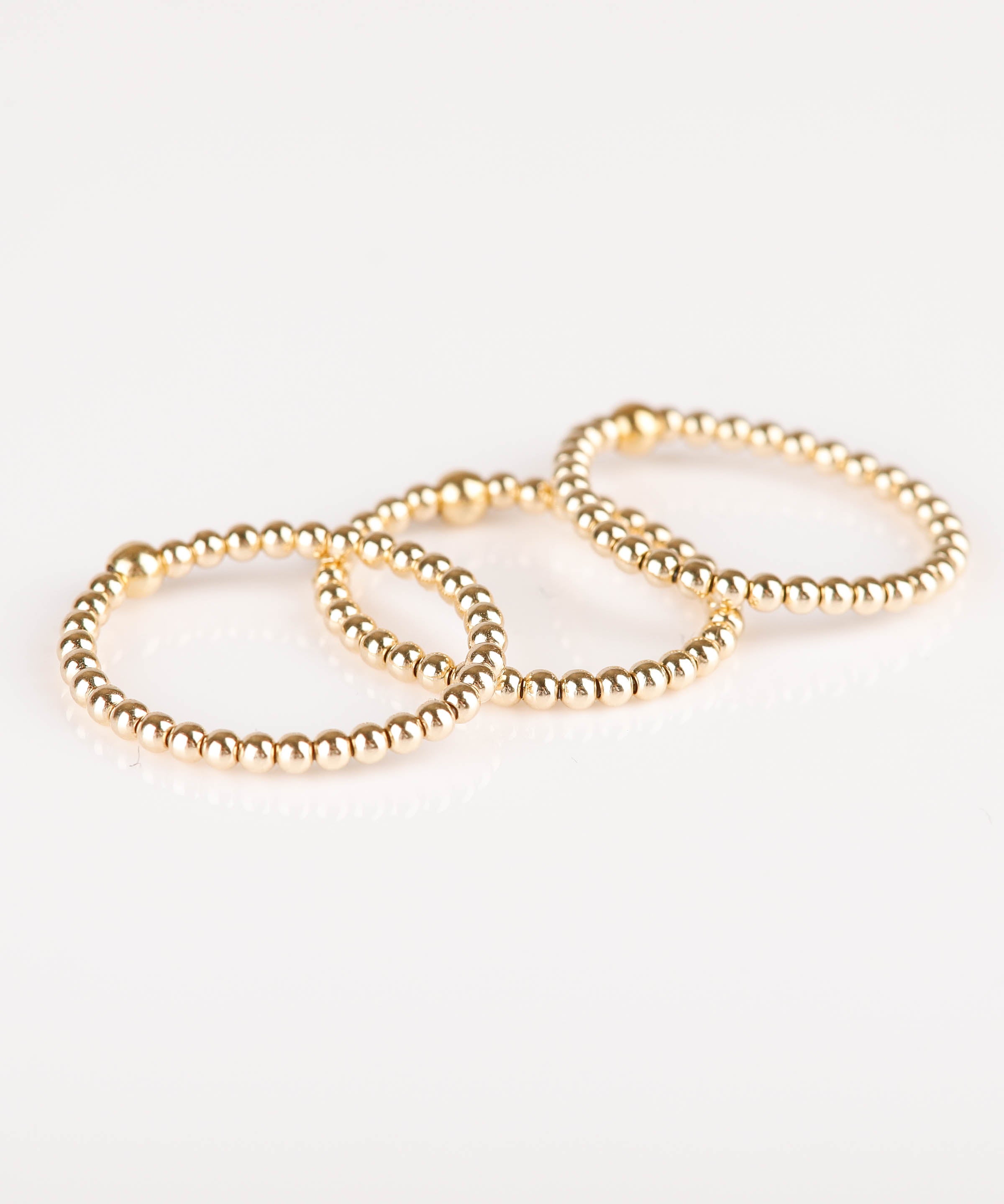 bague perle en plaqué or pour femme 