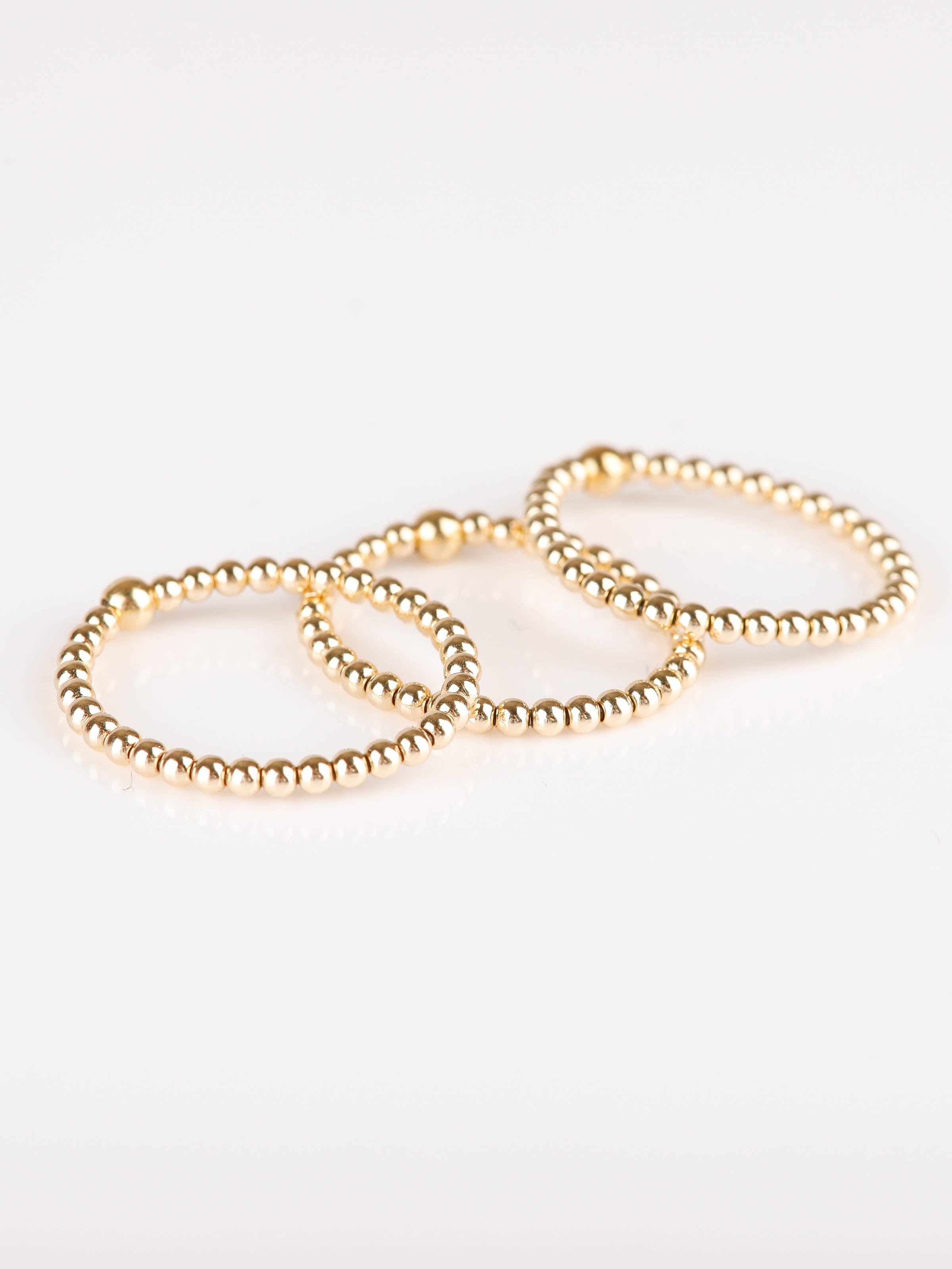 bague perle en plaqué or pour femme 
