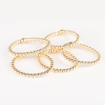 bague perle en plaqué or pour femme 