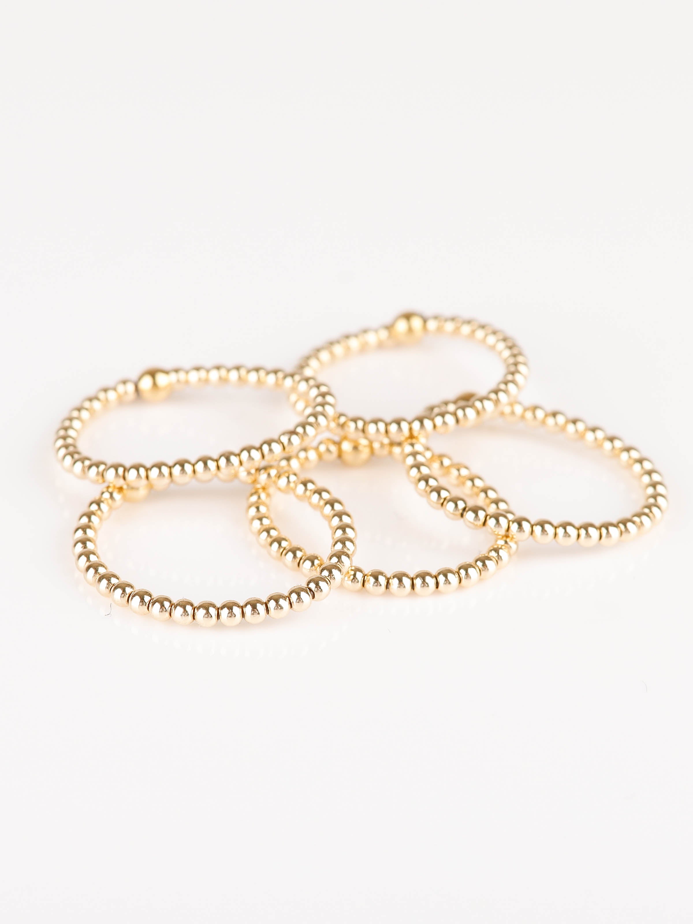 bague perle en plaqué or pour femme 