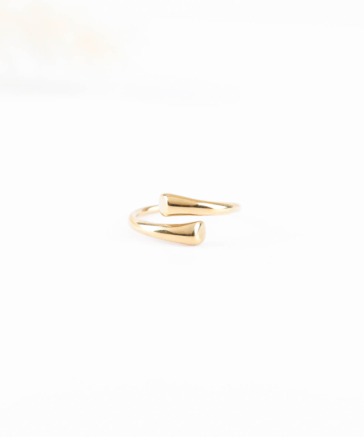 bague réglable en acier inoxydable pour femme