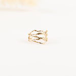 bague réglable en acier inoxydable pour femme
