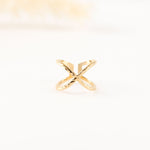 bague réglable en acier inoxydable pour femme 