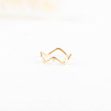 bague en acier inoxydable pour femme 