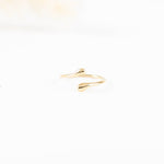 bague réglable en acier inoxydable pour femme 