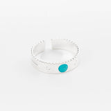 bague en plaqué argent réglable pour femme 