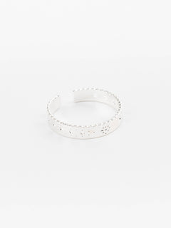 bague en plaqué argent réglable pour femme 