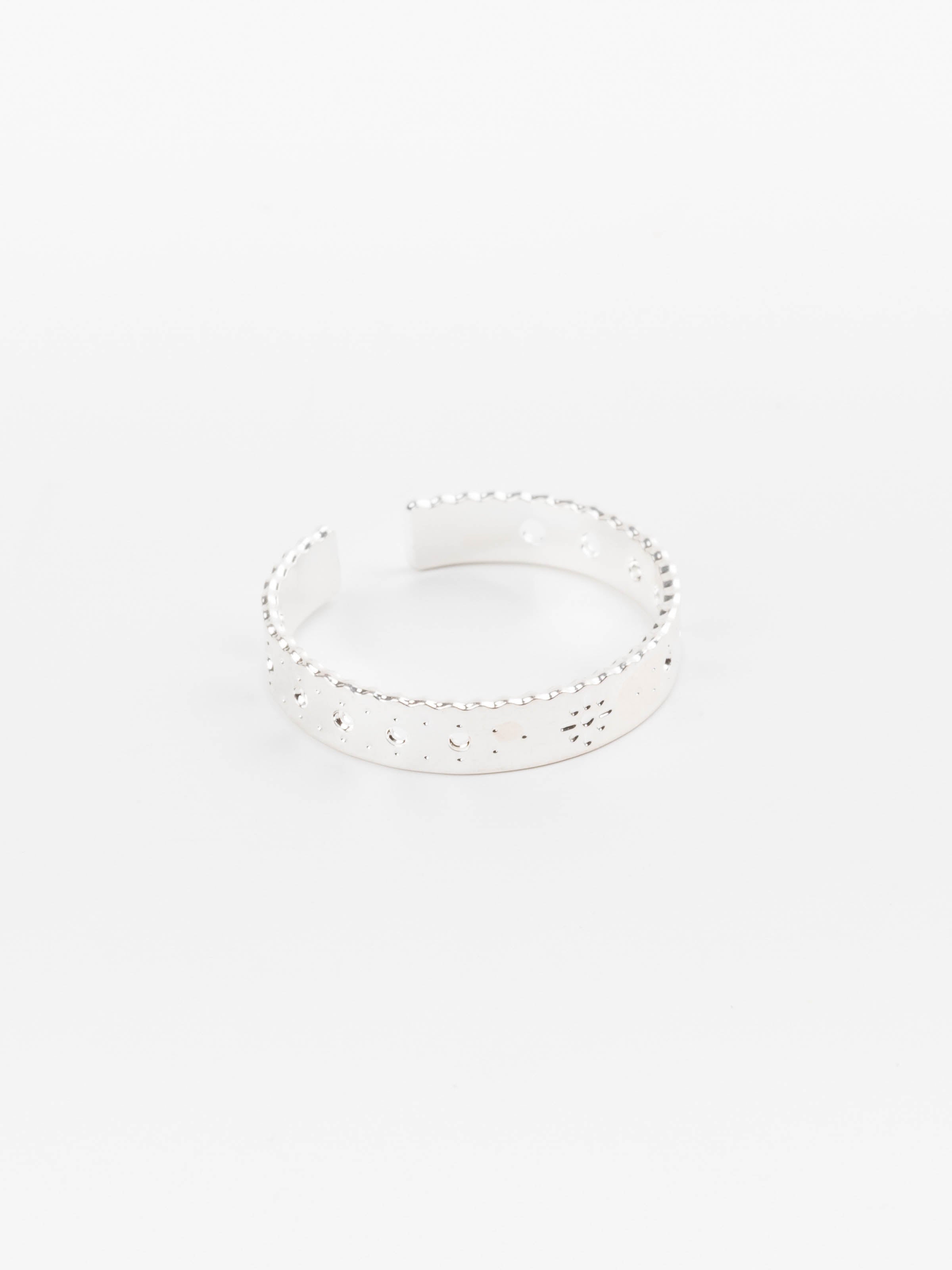 bague en plaqué argent réglable pour femme 