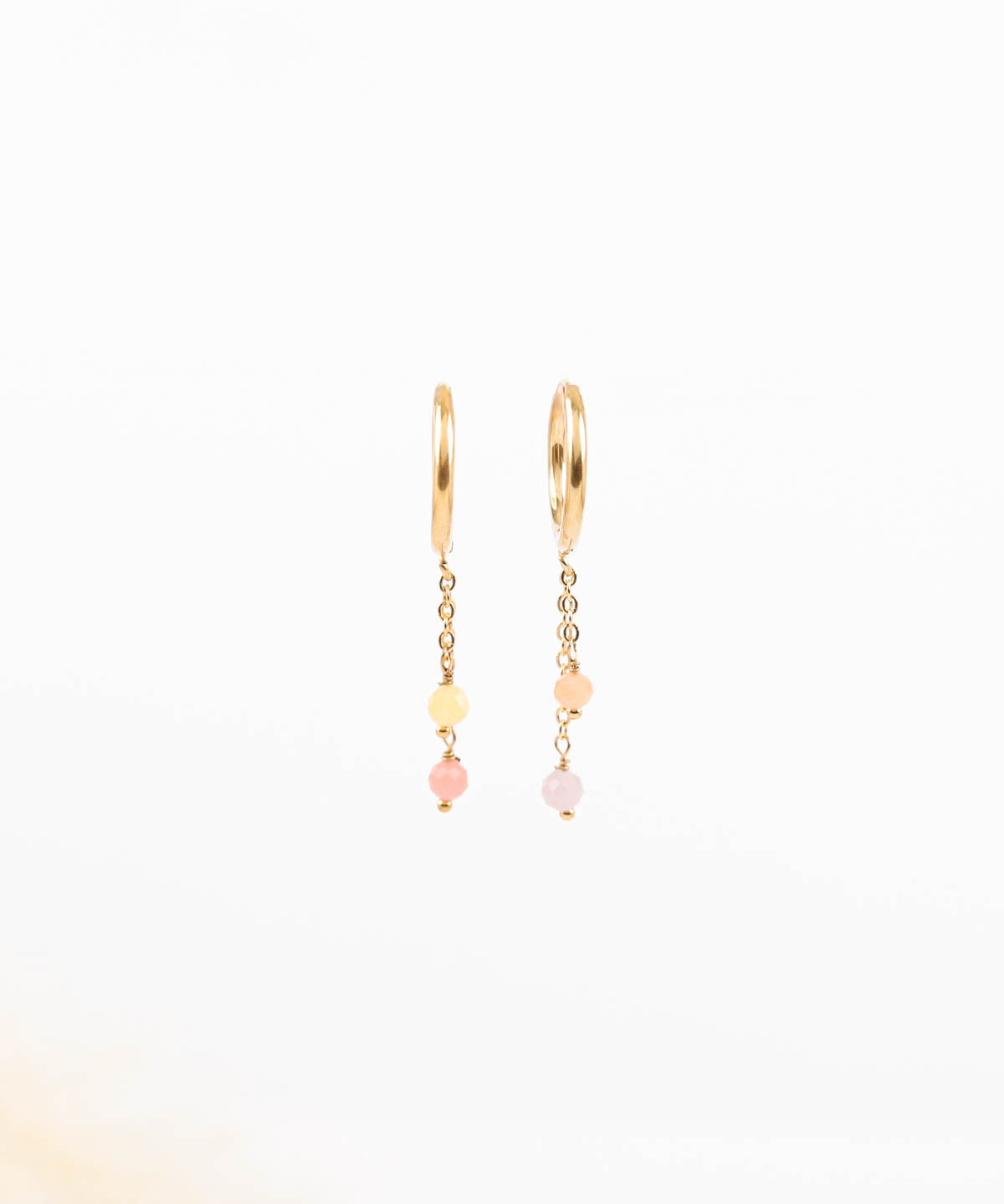 boucles d'oreilles pendante en acier inoxydable pour femme 