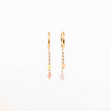 Boucles d'oreilles - Pierre naturelle - Acier inoxydable - PAULINE