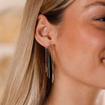 boucles d'oreilles en plaqué or pour femme 