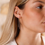 boucles d'oreilles en plaqué or pour femme 