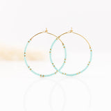 boucles d'oreilles créoles en acier inoxydable pour femme 