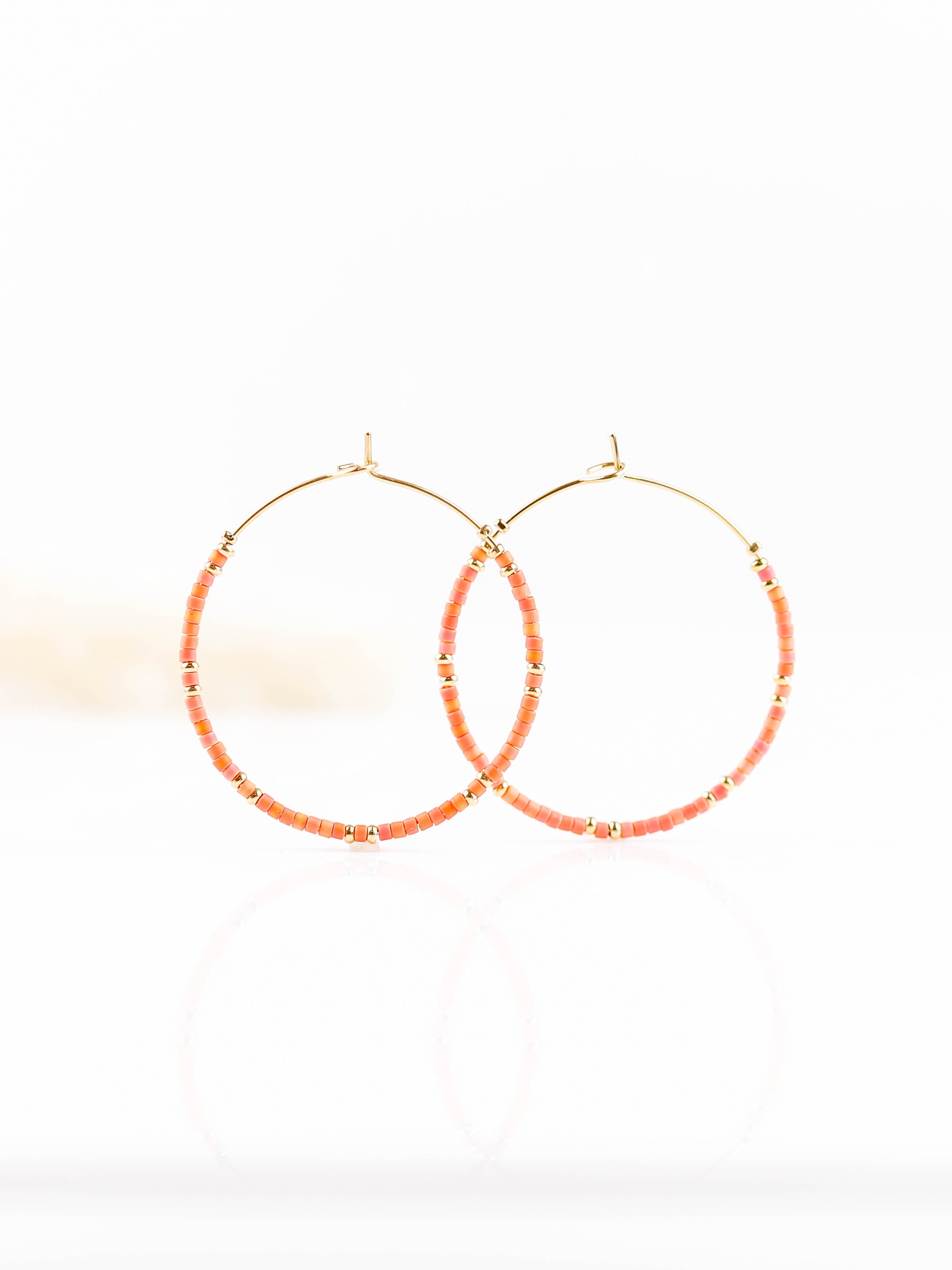 boucles d'oreilles créoles en acier inoxydable pour femme 