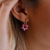 Boucles d'oreilles - Acier inoxydable - FLEUR