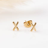 boucles d'oreilles en acier inoxydable pour femme 