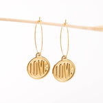 boucles d'oreilles créoles en acier inoxydable pour femme