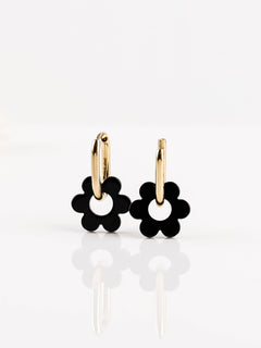 Boucles d'oreilles - Acier inoxydable - FLEUR